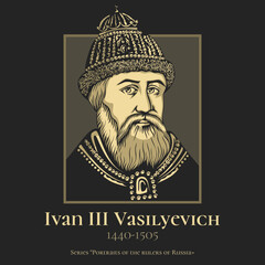 Ivan III Vasilyevich (1440-1505), also known as Ivan the Great, was the Grand Prince of Moscow and the Sovereign of all Rus.