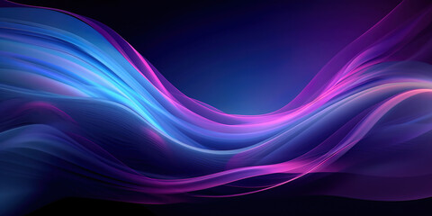 abstract background with glowing colorful pink and purple and blue line waves,  wallpaper concept, generative ai