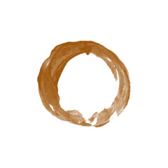 Coffee stains isolated on a white background. Royalty high-quality free stock photo image of Coffee and Tea Stains Left cup rings. Round coffee stain isolated, cafe stain fleck drink beverage