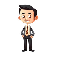 businessman  isolated on white