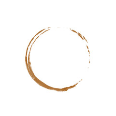 Coffee stains isolated on a white background. Royalty high-quality free stock photo image of Coffee...