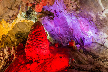 Vrelo cave in Matka canyon in North Macedonia