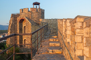 Fortification walls of Kale fortress in Skopje, North Macedonia © Matyas Rehak