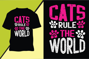 Cat T-shirt Design
