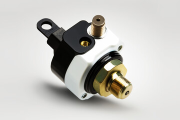 Oil pressure switch. Car component on clear background. Generative AI.