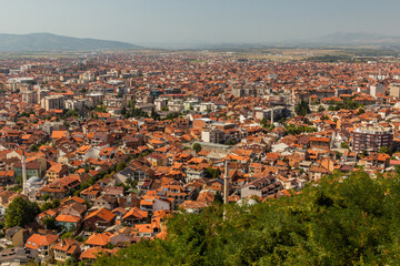 Fototapeta na wymiar Aerial view of Prizren, Kosovo