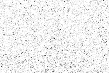 Distressed black texture. Dark grainy texture on white background. Dust overlay textured. Grain noise particles. Rusted white effect. Grunge design elements. Vector illustration, EPS 10.