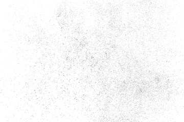 Distressed black texture. Dark grainy texture on white background. Dust overlay textured. Grain noise particles. Rusted white effect. Grunge design elements. Vector illustration, EPS 10.