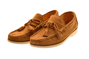 men's shoes isolated on white background