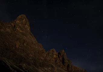 Gartenposter Dolomiten Night Dolomites