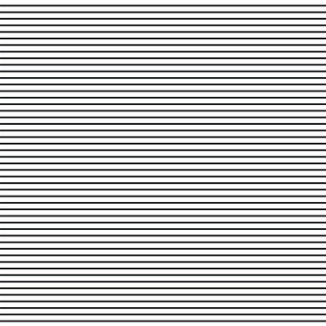 Stripes. Abstract geometric horizontal lines in black color isolated on white. Vector