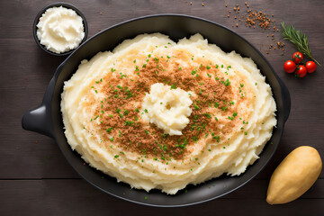 delicious Mashed Potatoes, generative art by A.I.
