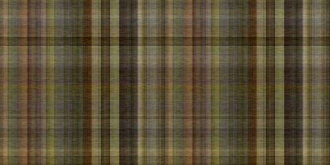 Tartan seamless border. Traditional gingham texture for natural trendy trim. 