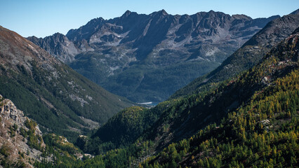 Fototapeta na wymiar Nivolet pass, Ceresole Reale, Italian Alps