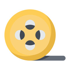Movie Reel Flat Icon