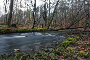 am Fluss , reisende Strömung 