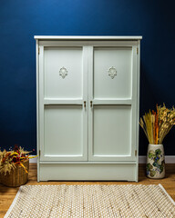 DIY furniture painted in color after renovation