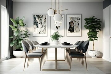 Beautiful modern dining room