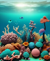 enlarge_corals_made_of_clay_and_plasticine_on_the_background_of_the_ocean