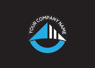 Financial or Accounting Logo Design Vector Image Template