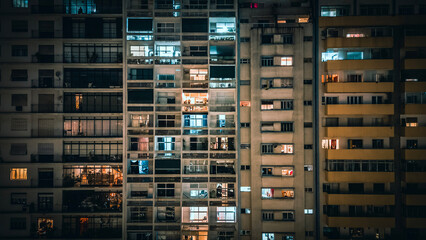 Paisagem Urbana Sao Paulo Praca Roosevelt Centro Bela Vista Consolação Metrópole Noite Prédios...