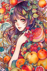 Fruits
girl (i.e. a young, unmarried woman)