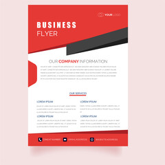 Business Flyer Design Template. Modern flyer design. Simple flyer design. Corporate flyer design. business brochure, business flyer white