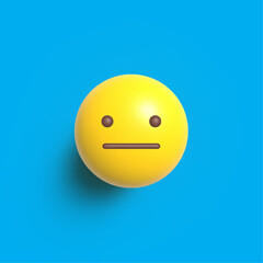 Neutral Face, Vector 3D Design Art