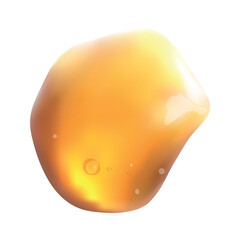 Oil drops in the style of realism.