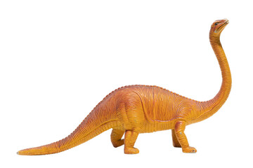 A worn out dinosaur toy. Brachiosaurus.