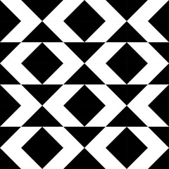 Seamless Zigzag Geometry Pattern Swatch - obrazy, fototapety, plakaty