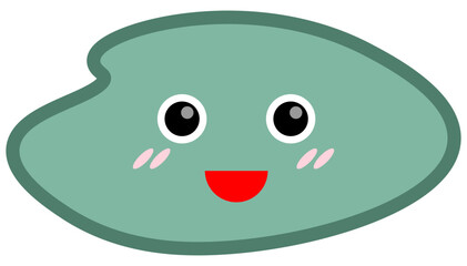 Smile shape icon. Vector illustration.	