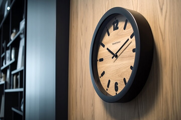 clock on wall