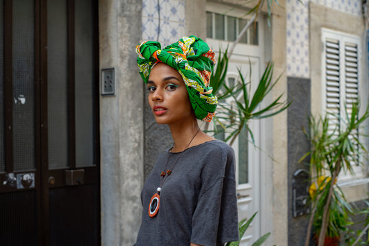 Lisbon Streets fashion portrait 