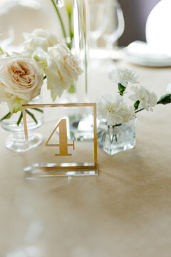 Mark banquet decor desk