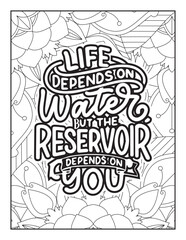 Affirmative quotes coloring page. Positive quotes. Coloring book for adults. Typography design. Hand drawn with inspiration word. Quotes Coloring. motivational quotes coloring pages design. quotes