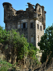 Fototapeta na wymiar Located in Aydın, Turkey, Arpaz Bey Mansion was built during the Ottoman period.