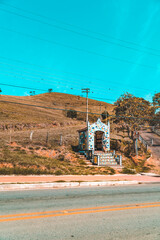 Paisagem Interior Sao Bento do Sapucai Sao Paulo Brazil Capela Igrejinha Igreja Religião Católica Mosaico Fazenda Sitio Natureza Bucolico Cachoeiras Viagem Turismo Turistico Viajar Fim de Semana Vaca 