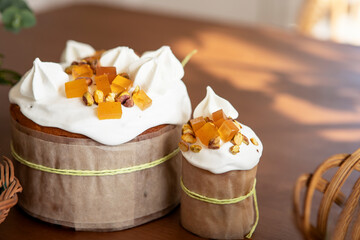 cupcakes  for the Easter holiday and painted eggs