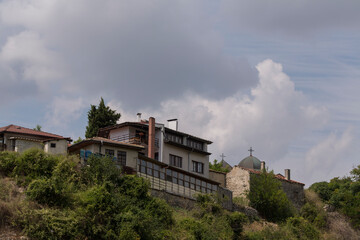 Fototapeta na wymiar Bulgarian resort-Balchik. City by the Black Sea. East European Recreation Area.