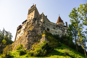 Fototapeta na wymiar Legendary Bran Castle - Dracula Castle of Transylvania