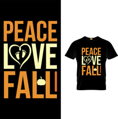 Vector happy fall y'all t-shirt design template