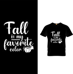 Vector happy fall y'all t-shirt design template