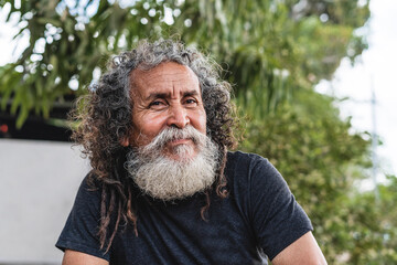 Portrait of an old man. 