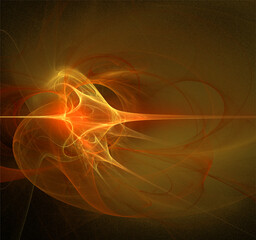 yellow and orange abstract background, color digital graphics, design