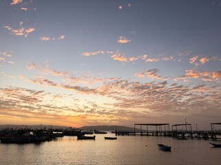 sunset over the river © Bianca