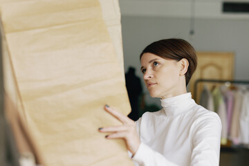 Fashion industry garment pattern