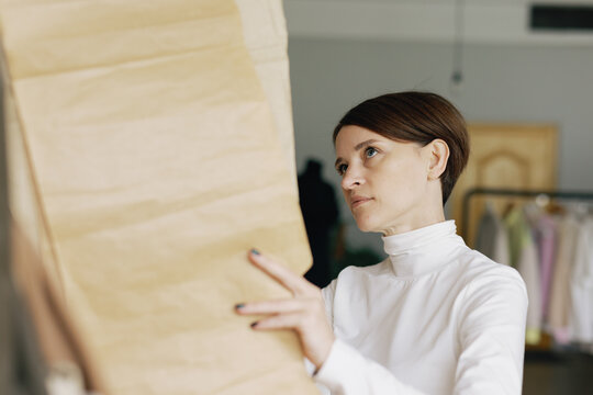 Fashion industry garment pattern