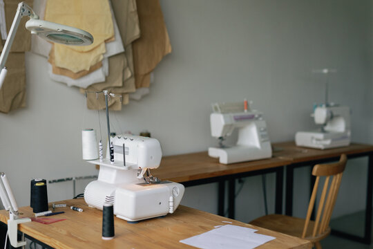 Fashion studio workspace atelier