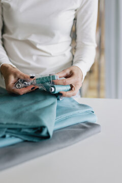 Anonymous needlework tailoring material creativity